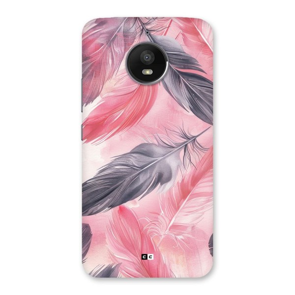 Lovely Feather Back Case for Moto E4 Plus