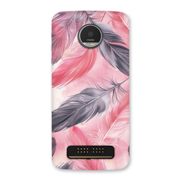 Lovely Feather Back Case for Moto Z Play