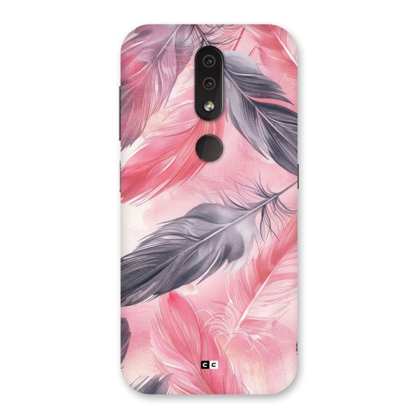Lovely Feather Back Case for Nokia 4.2