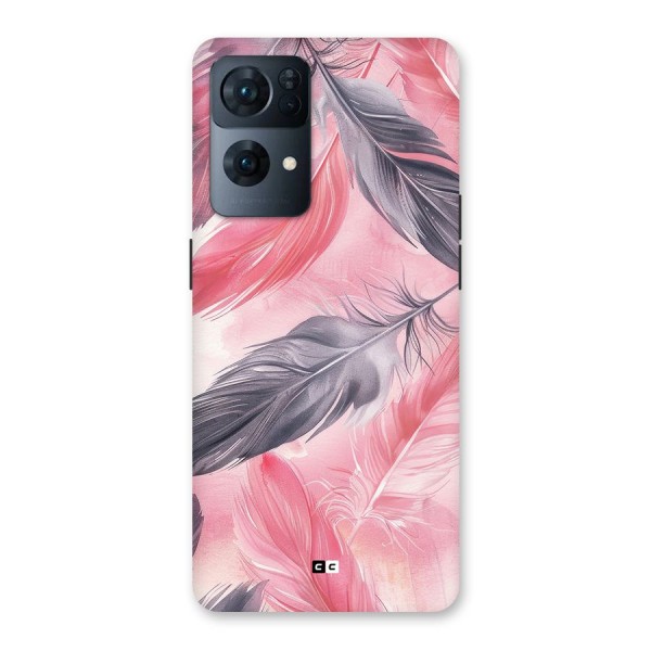 Lovely Feather Back Case for Oppo Reno7 Pro 5G