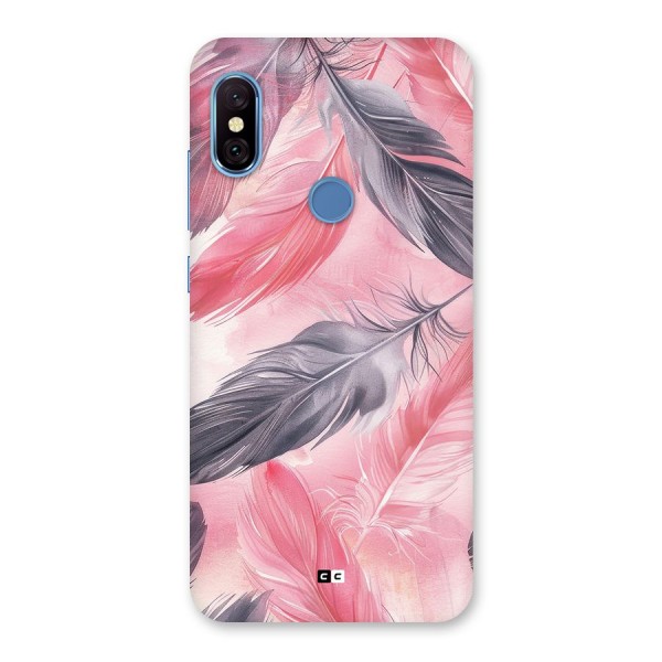 Lovely Feather Back Case for Redmi Note 6 Pro