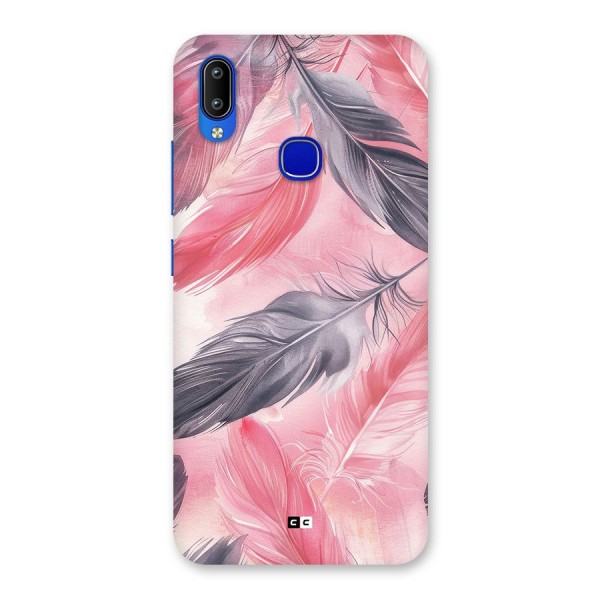 Lovely Feather Back Case for Vivo Y91