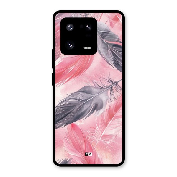 Lovely Feather Glass Back Case for Xiaomi 13 Pro