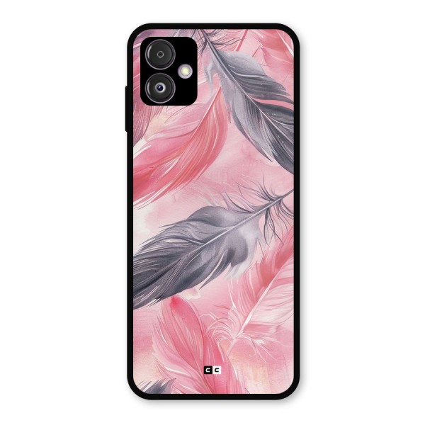 Lovely Feather Metal Back Case for Galaxy F14