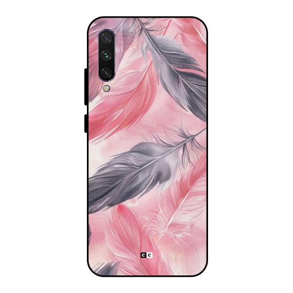 Lovely Feather Metal Back Case for Mi A3