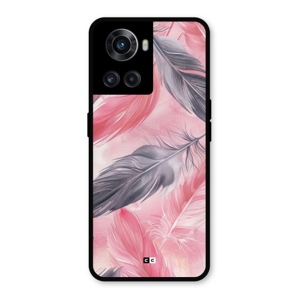 Lovely Feather Metal Back Case for OnePlus 10R