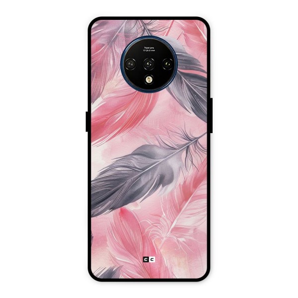 Lovely Feather Metal Back Case for OnePlus 7T