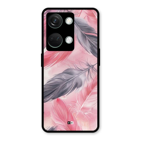 Lovely Feather Metal Back Case for OnePlus Nord 3