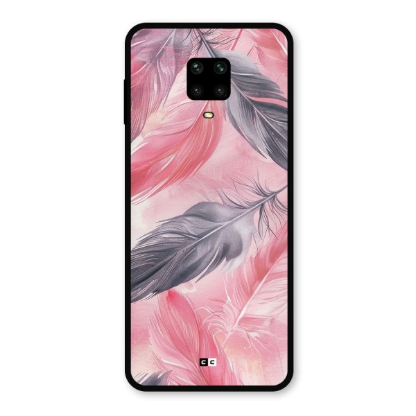 Lovely Feather Metal Back Case for Poco M2