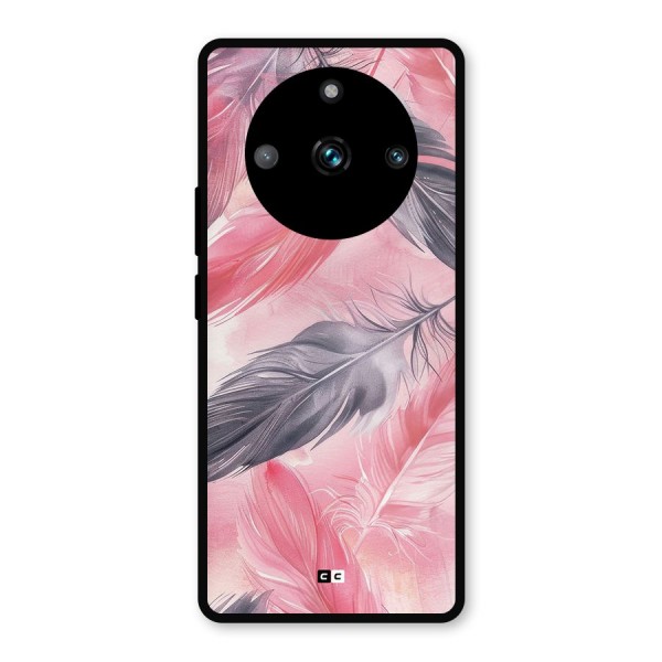 Lovely Feather Metal Back Case for Realme 11 Pro