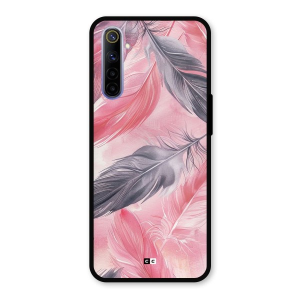 Lovely Feather Metal Back Case for Realme 6