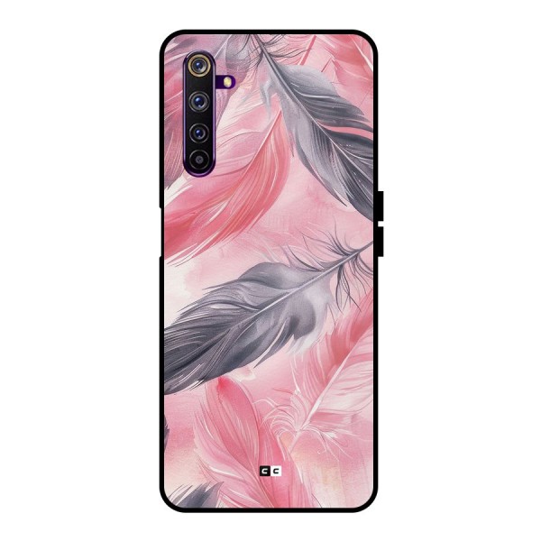 Lovely Feather Metal Back Case for Realme 6 Pro