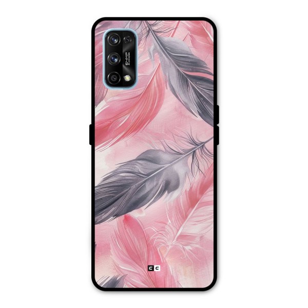 Lovely Feather Metal Back Case for Realme 7 Pro