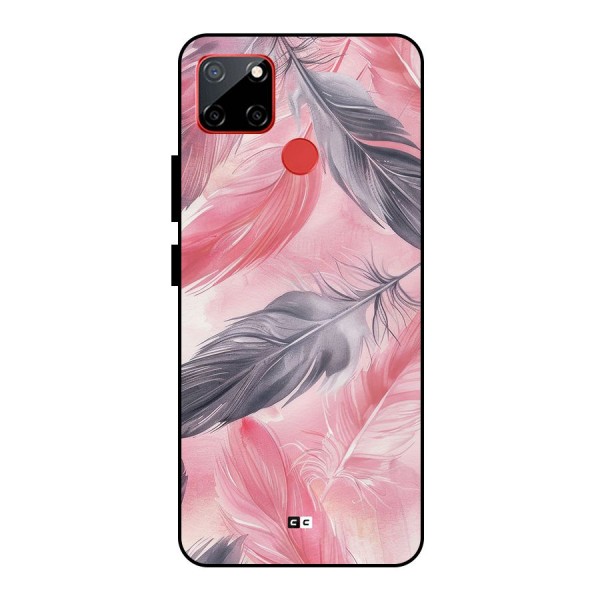 Lovely Feather Metal Back Case for Realme C12