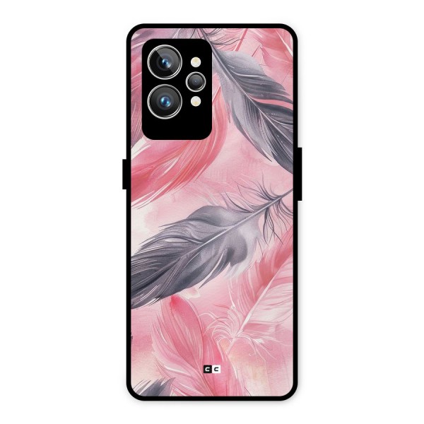 Lovely Feather Metal Back Case for Realme GT2 Pro