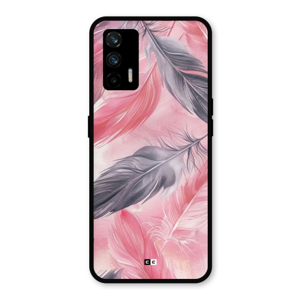 Lovely Feather Metal Back Case for Realme GT 5G