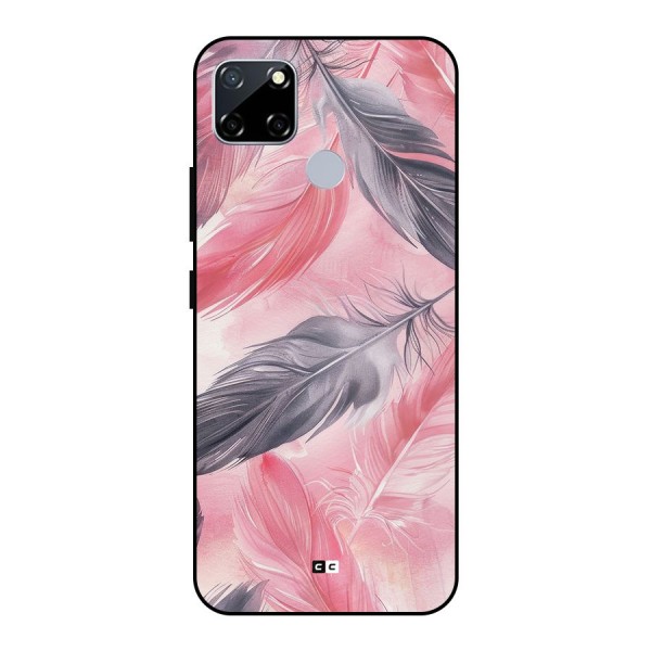 Lovely Feather Metal Back Case for Realme Narzo 20