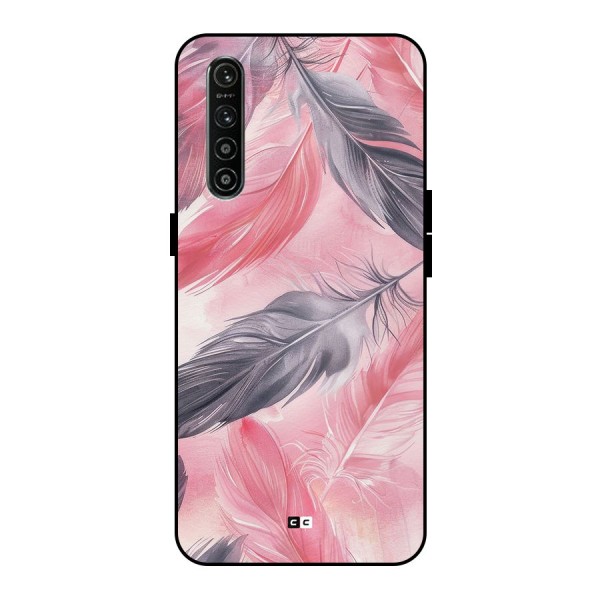 Lovely Feather Metal Back Case for Realme XT