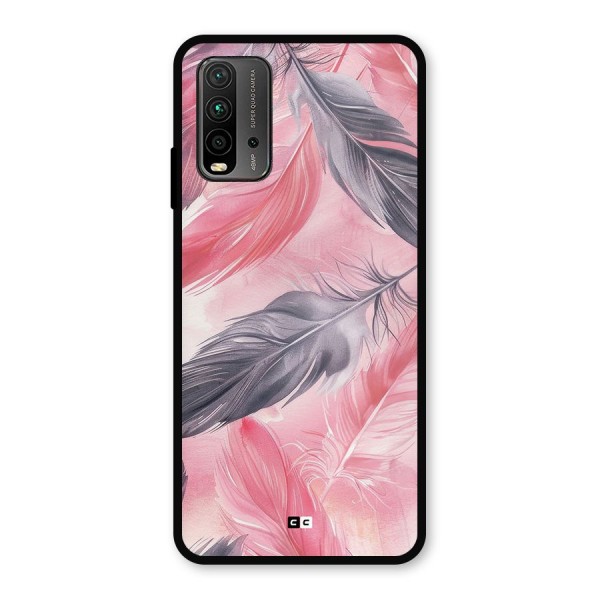 Lovely Feather Metal Back Case for Redmi 9 Power