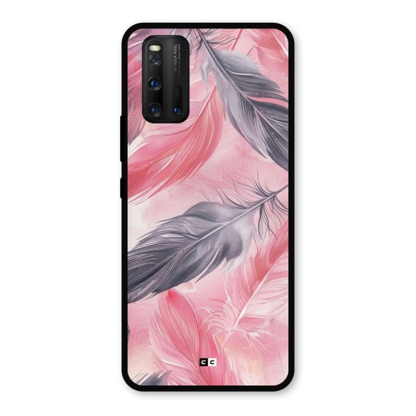 Lovely Feather Metal Back Case for iQOO 3