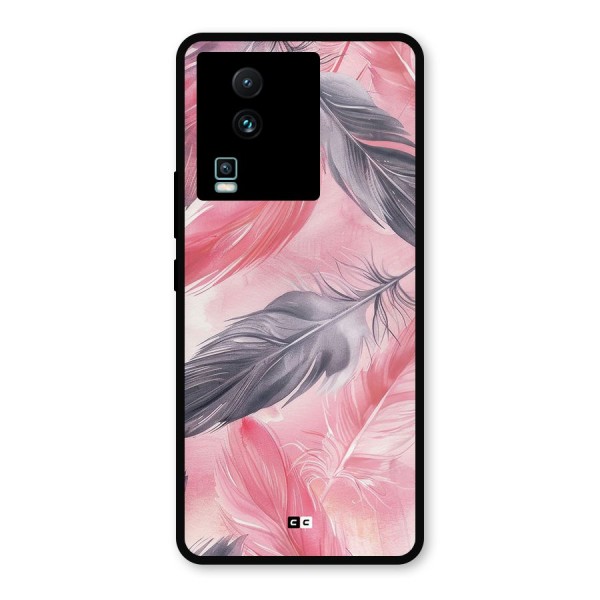 Lovely Feather Metal Back Case for iQOO Neo 7