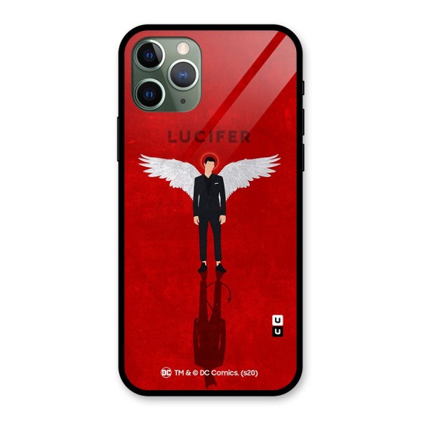 Lucifer Archangel Shadow Glass Back Case for iPhone 11 Pro