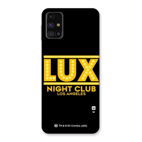 Lucifer Club Los Angeles Back Case for Galaxy M31s