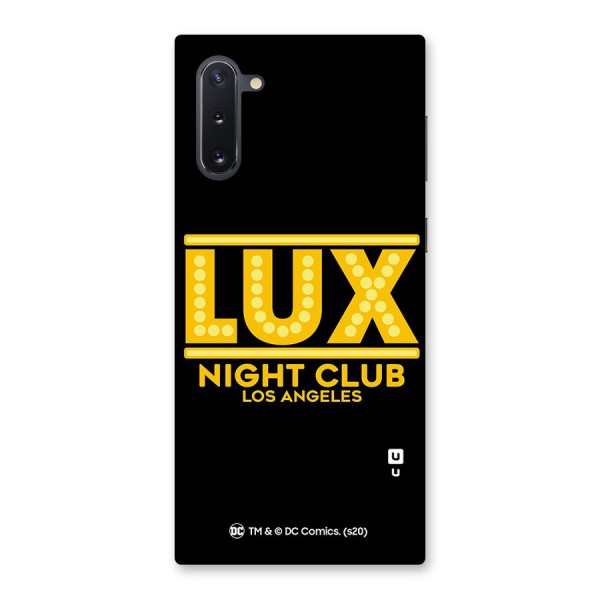 Lucifer Club Los Angeles Back Case for Galaxy Note 10