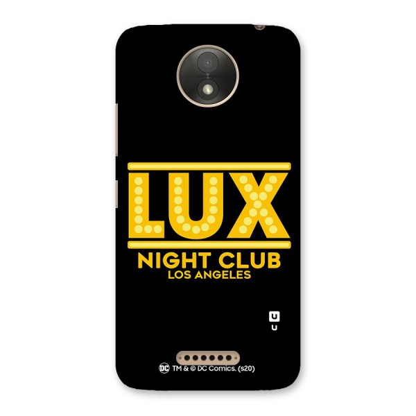 Lucifer Club Los Angeles Back Case for Moto C Plus