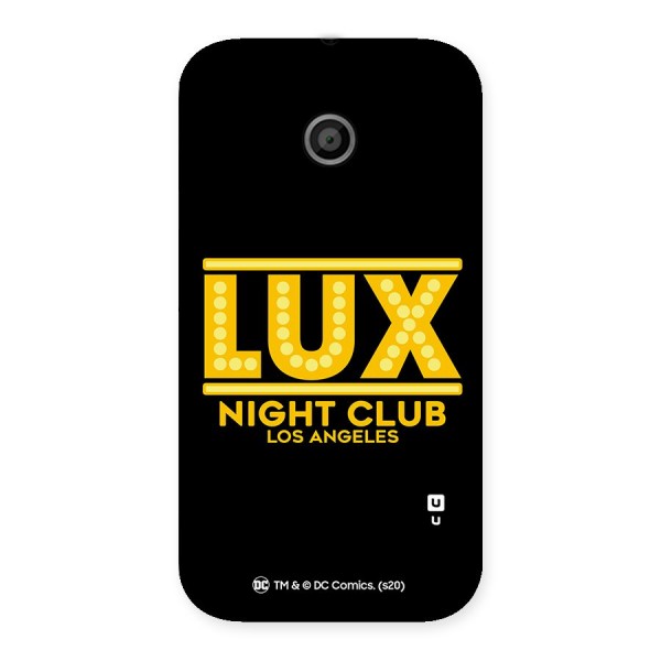 Lucifer Club Los Angeles Back Case for Moto E