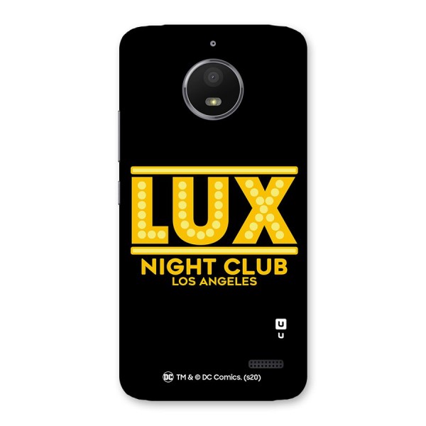 Lucifer Club Los Angeles Back Case for Moto E4