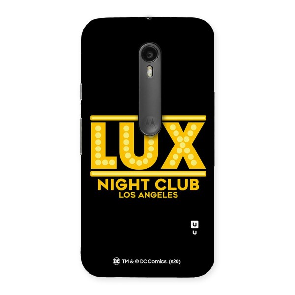 Lucifer Club Los Angeles Back Case for Moto G3