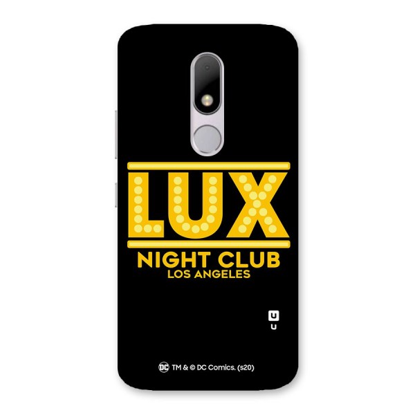 Lucifer Club Los Angeles Back Case for Moto M