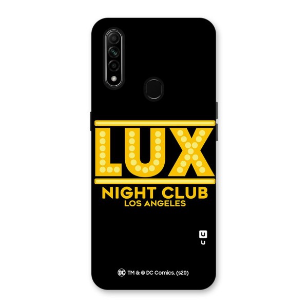 Lucifer Club Los Angeles Back Case for Oppo A31