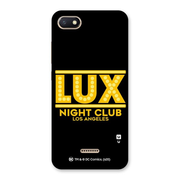 Lucifer Club Los Angeles Back Case for Redmi 6A