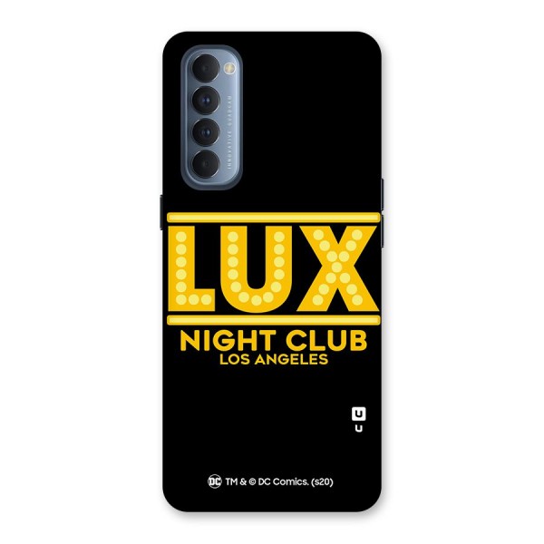 Lucifer Club Los Angeles Back Case for Reno4 Pro