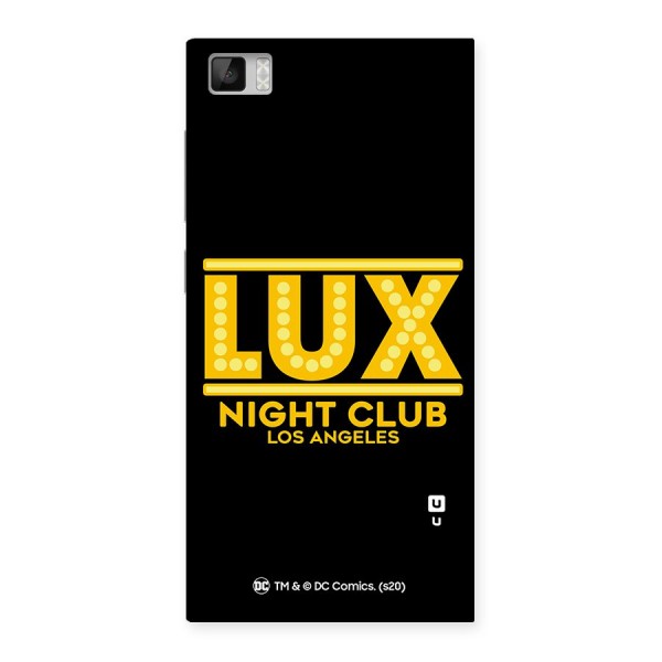 Lucifer Club Los Angeles Back Case for Xiaomi Mi3