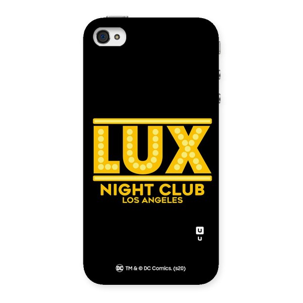 Lucifer Club Los Angeles Back Case for iPhone 4 4s