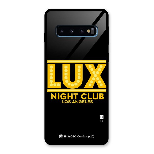 Lucifer Club Los Angeles Glass Back Case for Galaxy S10