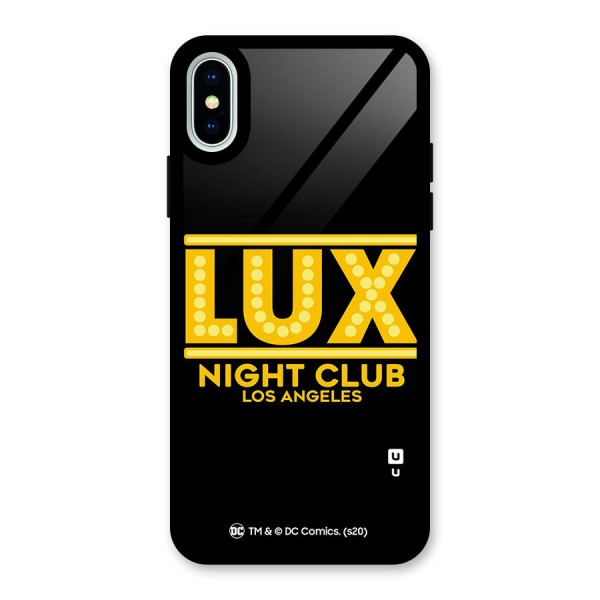 Lucifer Club Los Angeles Glass Back Case for iPhone X