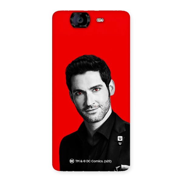 Lucifer Devil Smile Back Case for Canvas Knight A350