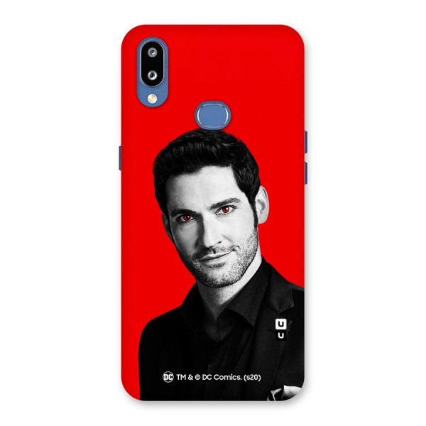 Lucifer Devil Smile Back Case for Galaxy M01s