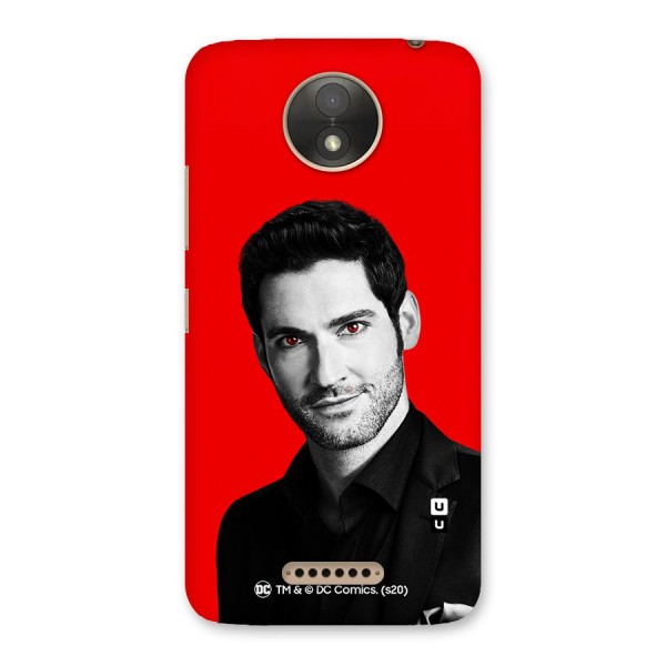 Lucifer Devil Smile Back Case for Moto C Plus