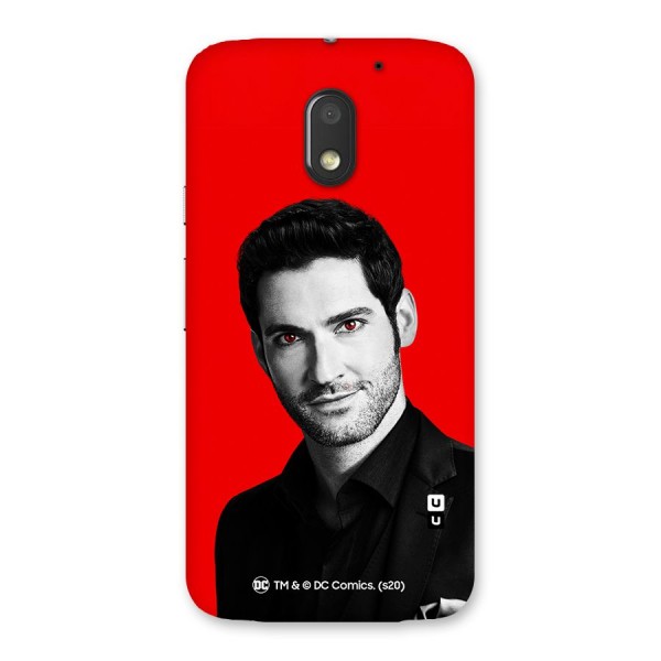 Lucifer Devil Smile Back Case for Moto E3 Power