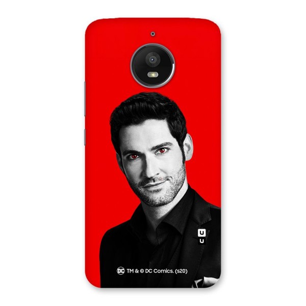 Lucifer Devil Smile Back Case for Moto E4 Plus