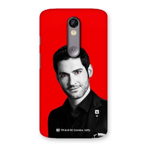 Lucifer Devil Smile Back Case for Moto X Force