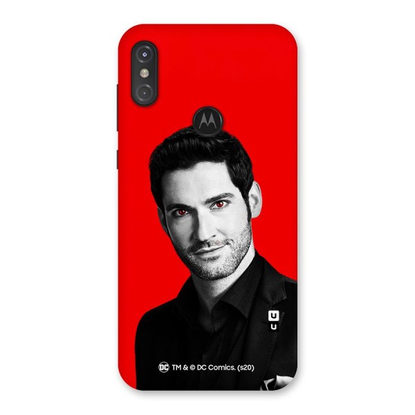 Lucifer Devil Smile Back Case for Motorola One Power