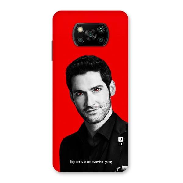 Lucifer Devil Smile Back Case for Poco X3