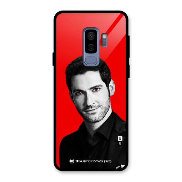 Lucifer Devil Smile Glass Back Case for Galaxy S9 Plus