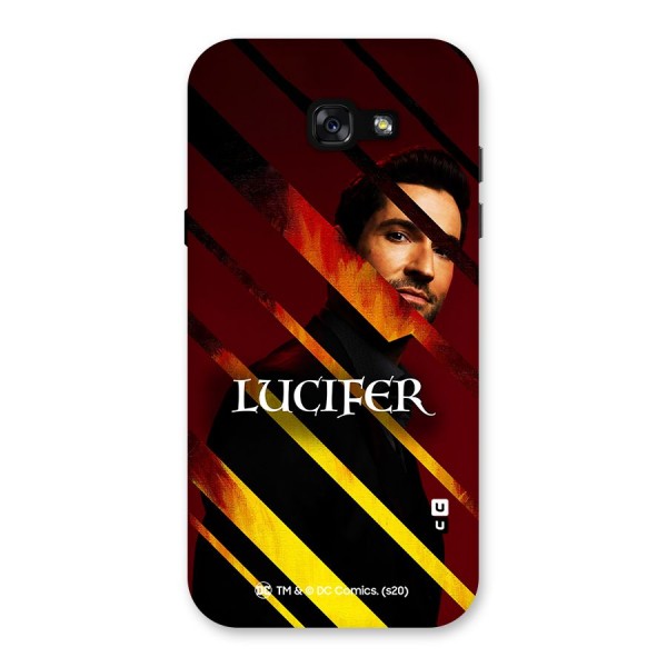 Lucifer Hell Stripes Back Case for Galaxy A7 (2017)